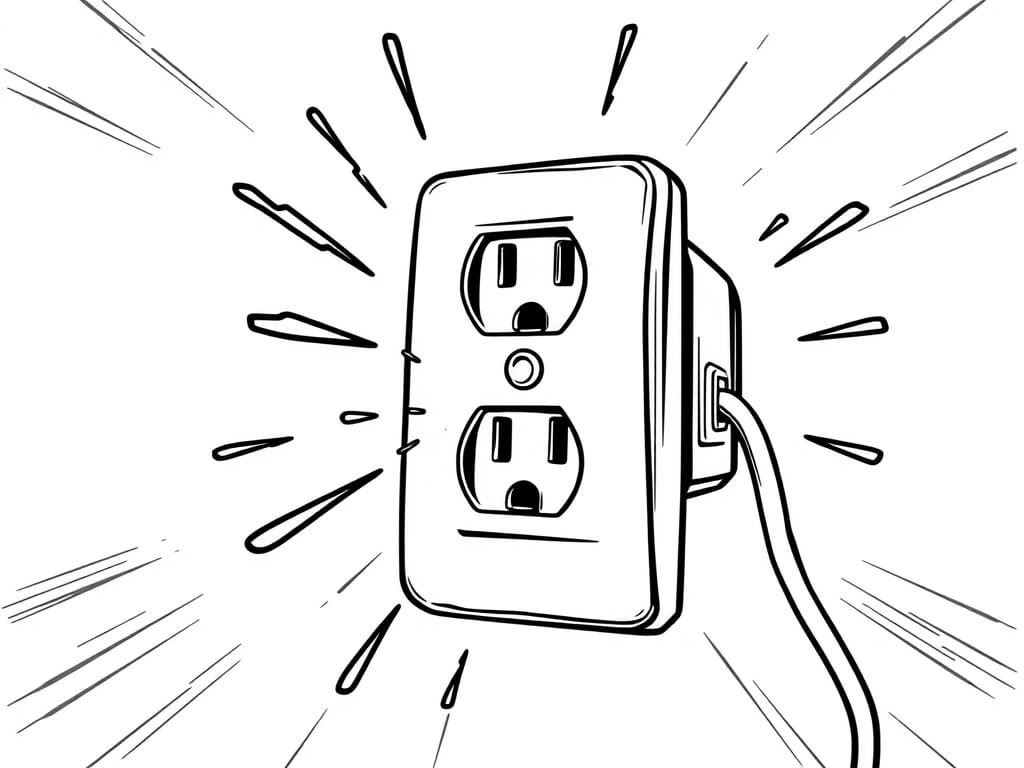 Water near electrical fittings