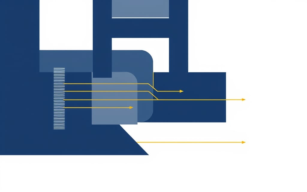 Geometric illustration of central heating leak detection